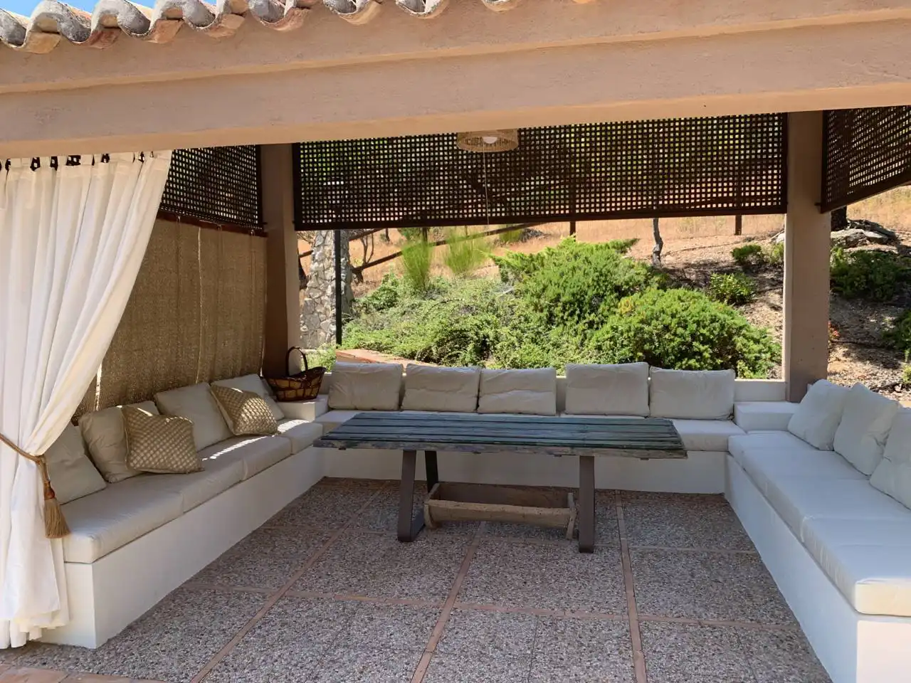 Terraza de Casa o chalet en venta en Los Navalucillos con Aire acondicionado, Calefacción y Jardín privado