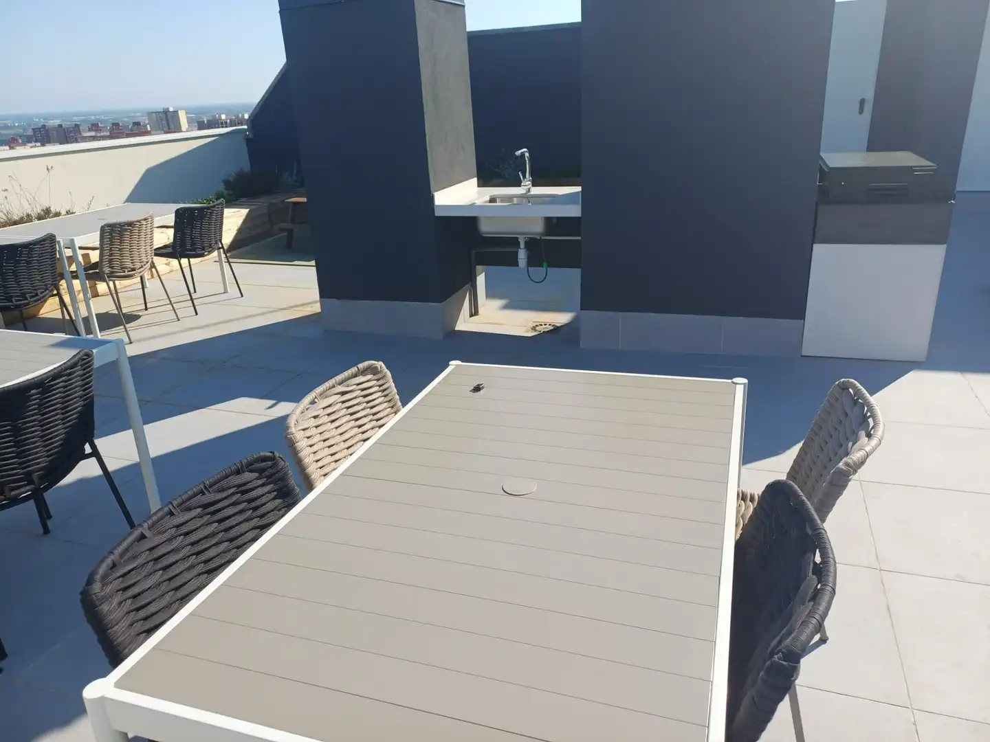 Terrace of Flat for rent in Esplugues de Llobregat  with Air Conditioner, Heating and Parquet flooring