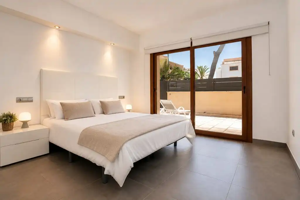 Schlafzimmer von Wohnungen zum Verkauf in Santa Margalida mit Klimaanlage, Heizung und Terrasse