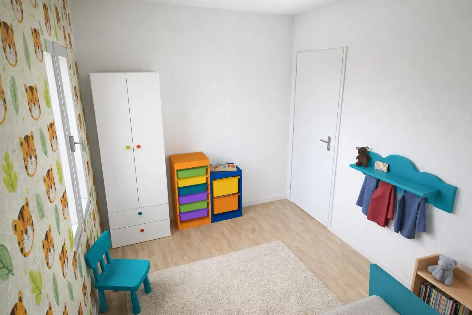Schlafzimmer von Wohnung zum Verkauf in Tielmes mit Heizung, Abstellraum und Möbliert