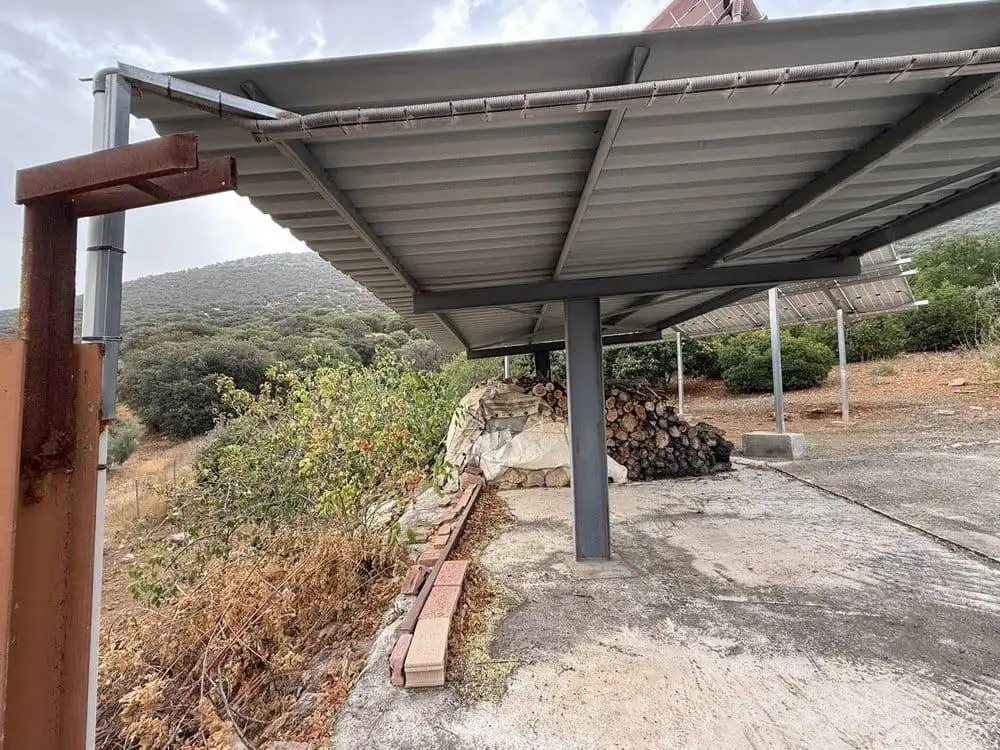 Vista exterior de Finca rústica en venta en Colomera con Calefacción, Terraza y Piscina