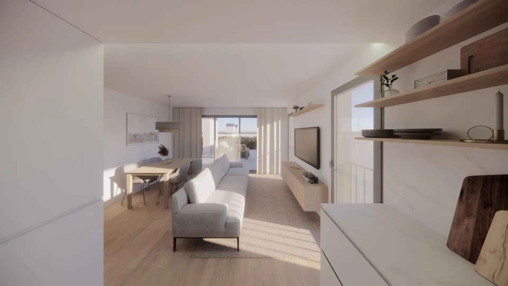 Sala de estar de Piso en venta en Sabadell con Calefacción, Terraza y Balcón