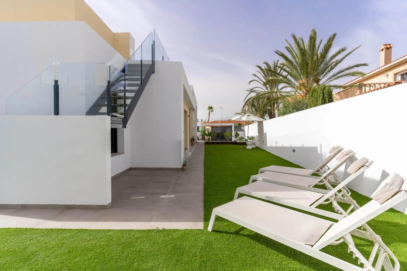 Terrassa de Casa o xalet en venda en Torrevieja amb Aire condicionat, Calefacció i Jardí privat