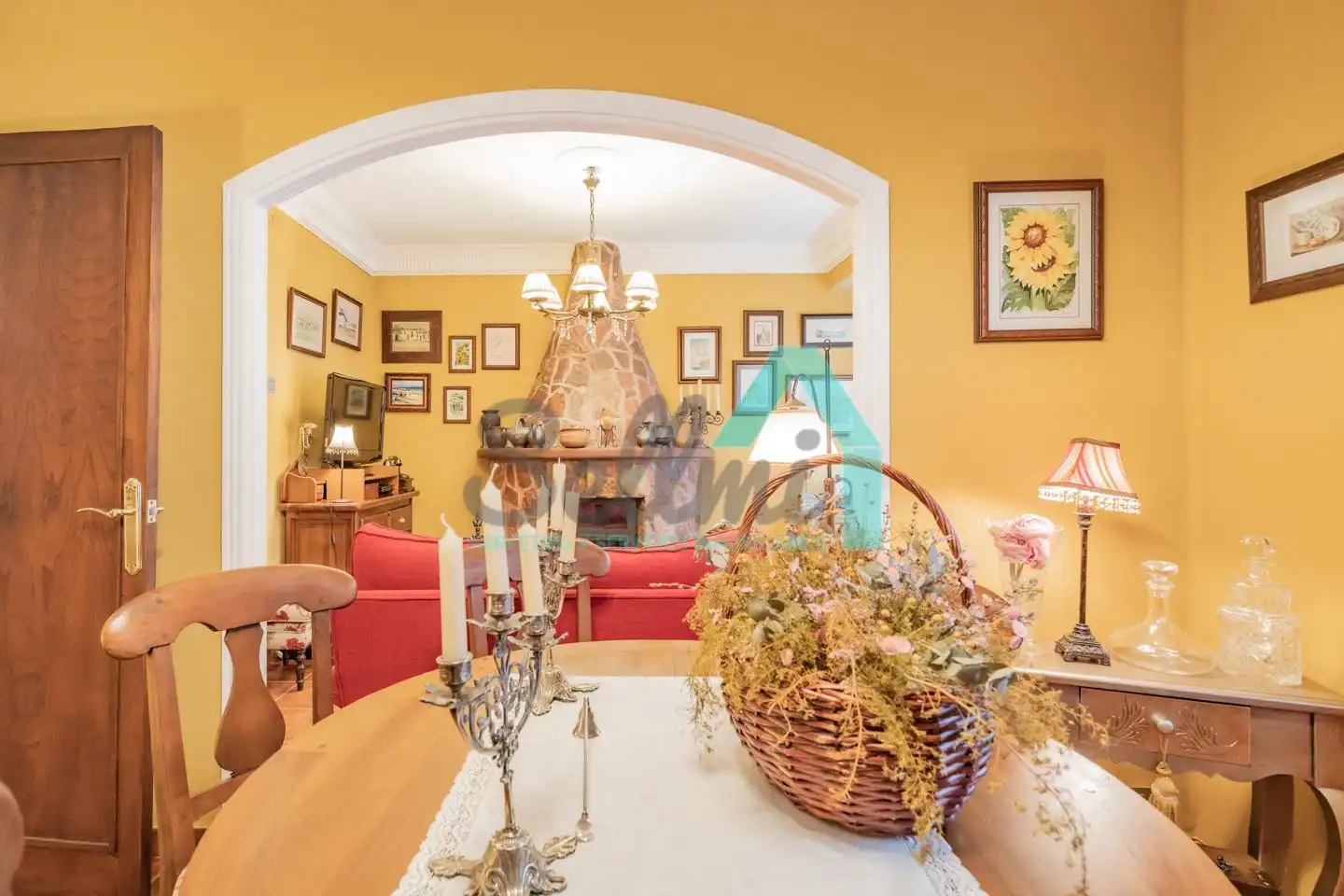 Comedor de Piso en venta en Mieres (Asturias) con Calefacción y Parquet
