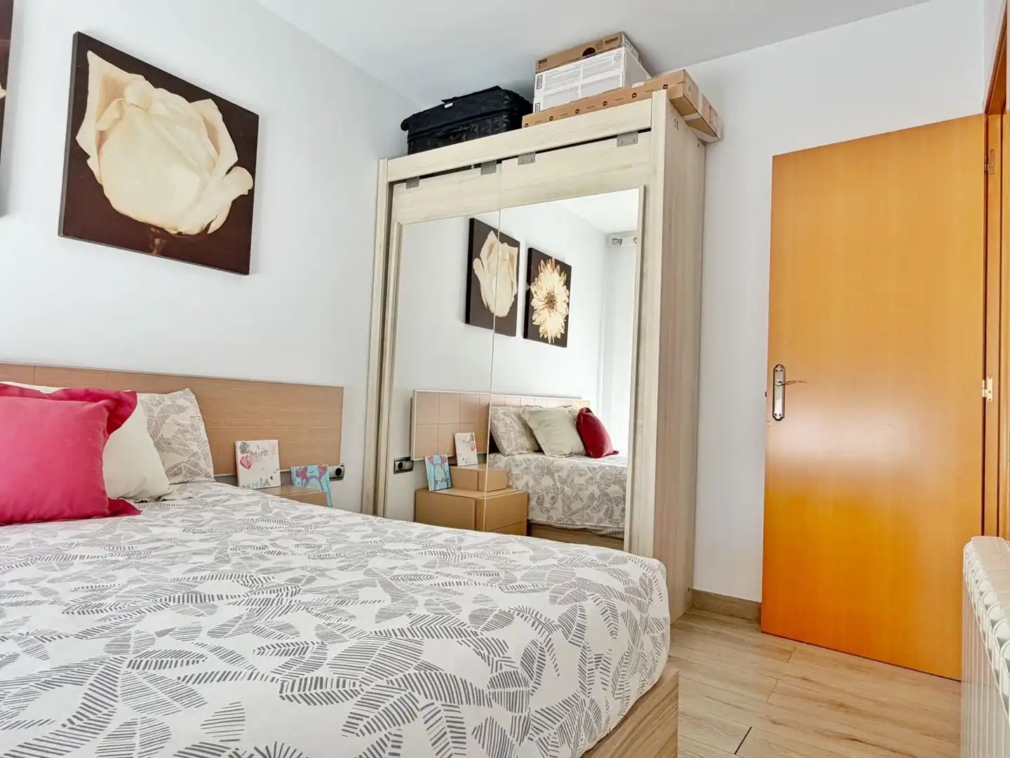 Bedroom of Flat for sale in Roda de Berà  with Air Conditioner, Heating and Parquet flooring
