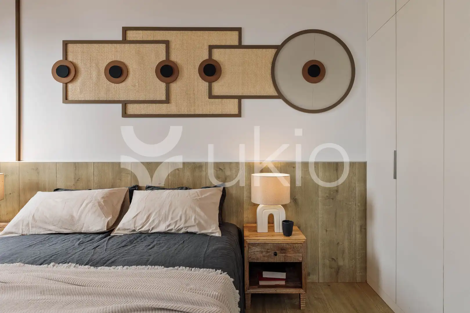 Dormitori de Apartament de lloguer en Barcelona amb Aire condicionat, Calefacció i Terrassa