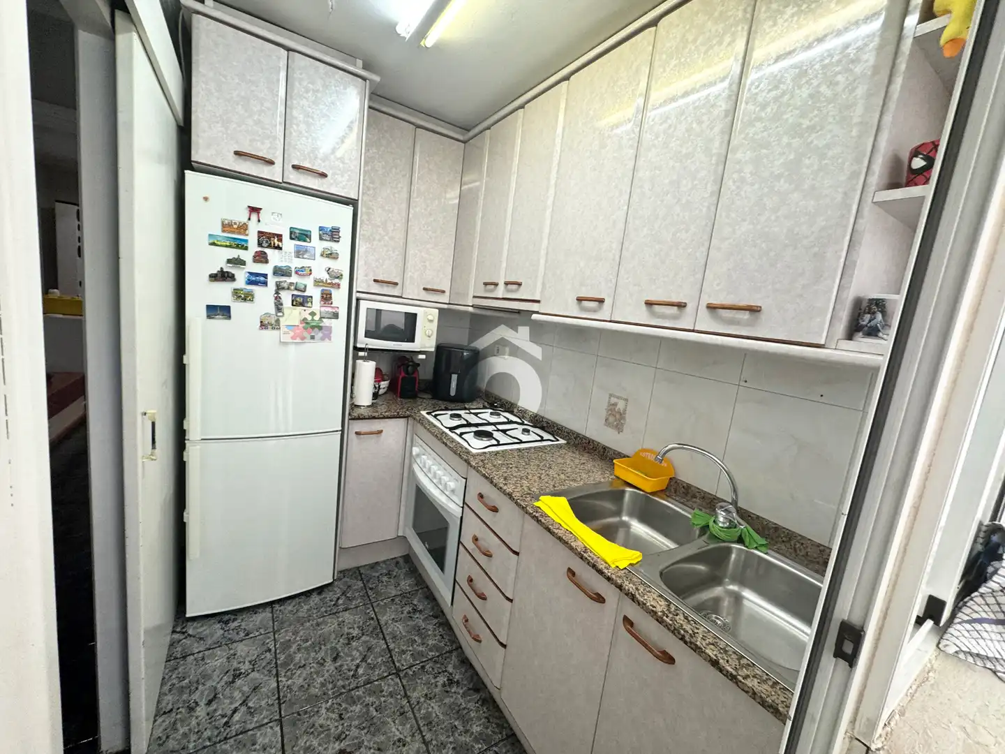Küche von Wohnung zum Verkauf in Esparreguera mit Klimaanlage, Heizung und Balkon