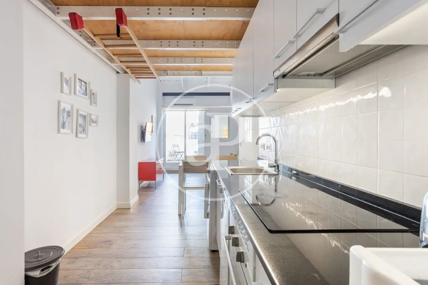 Kitchen of Attic for sale in Valencia  with Heating, Terrace and Furnished