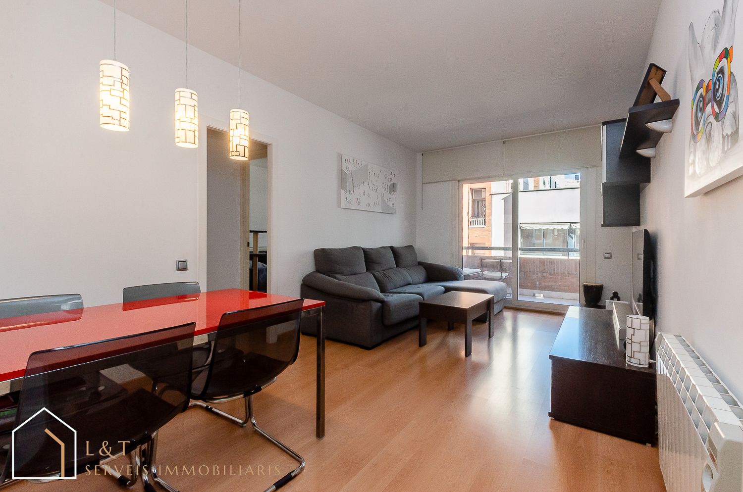 Sala d'estar de Pis en venda en  Barcelona Capital amb Balcó