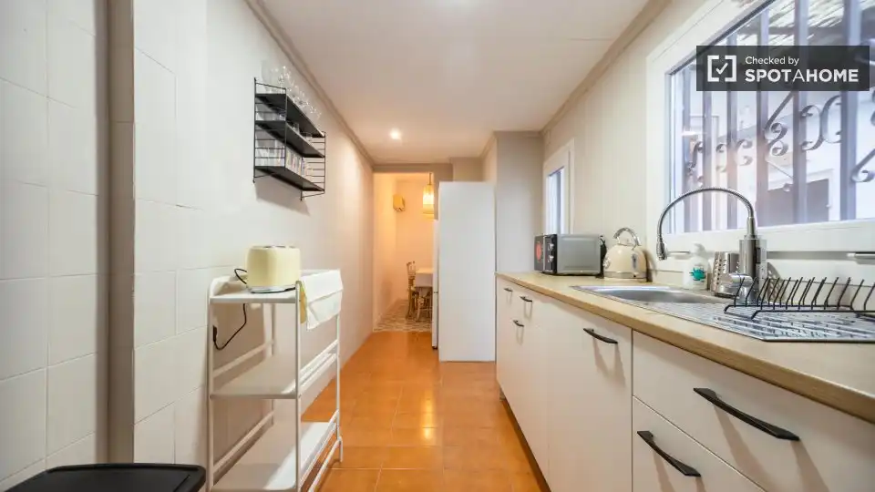 Cocina de Piso de alquiler en Mislata con Aire acondicionado, Calefacción y Amueblado