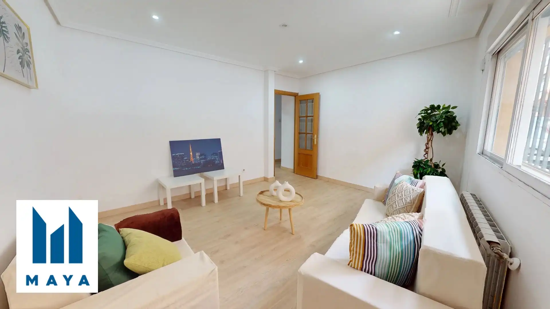 Sala de estar de Piso en venta en Getafe con Calefacción y Terraza
