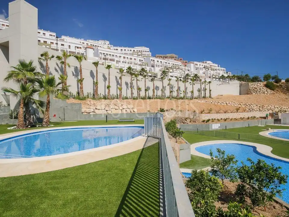 Swimming pool of Flat for sale in Xeresa