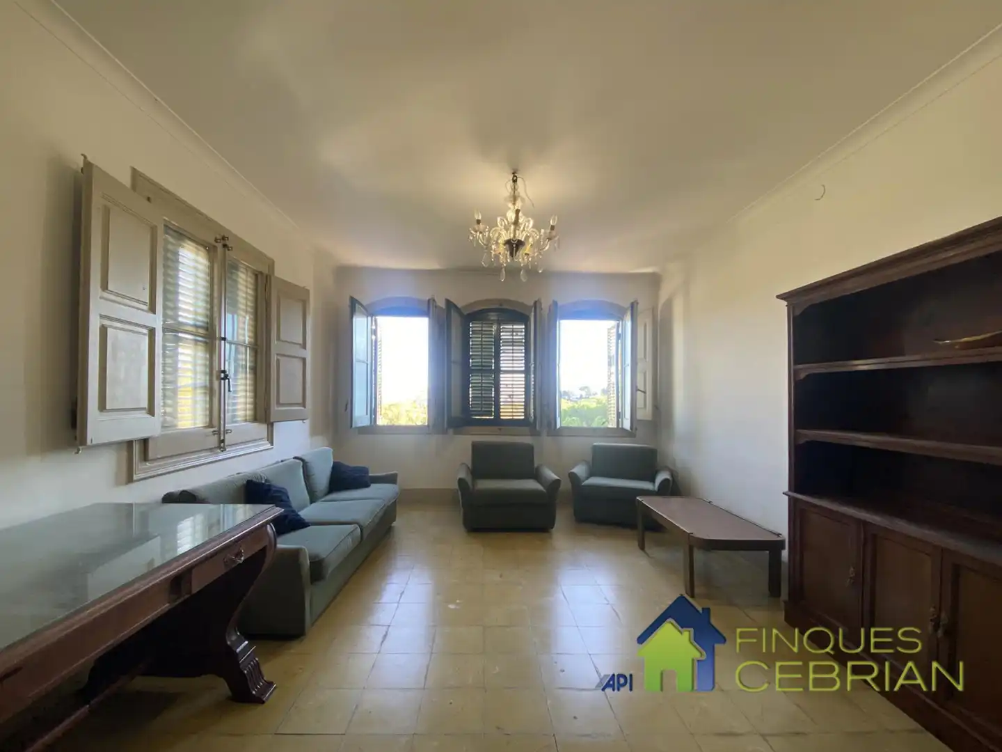 Sala de estar de Finca rústica en venta en Alella con Calefacción