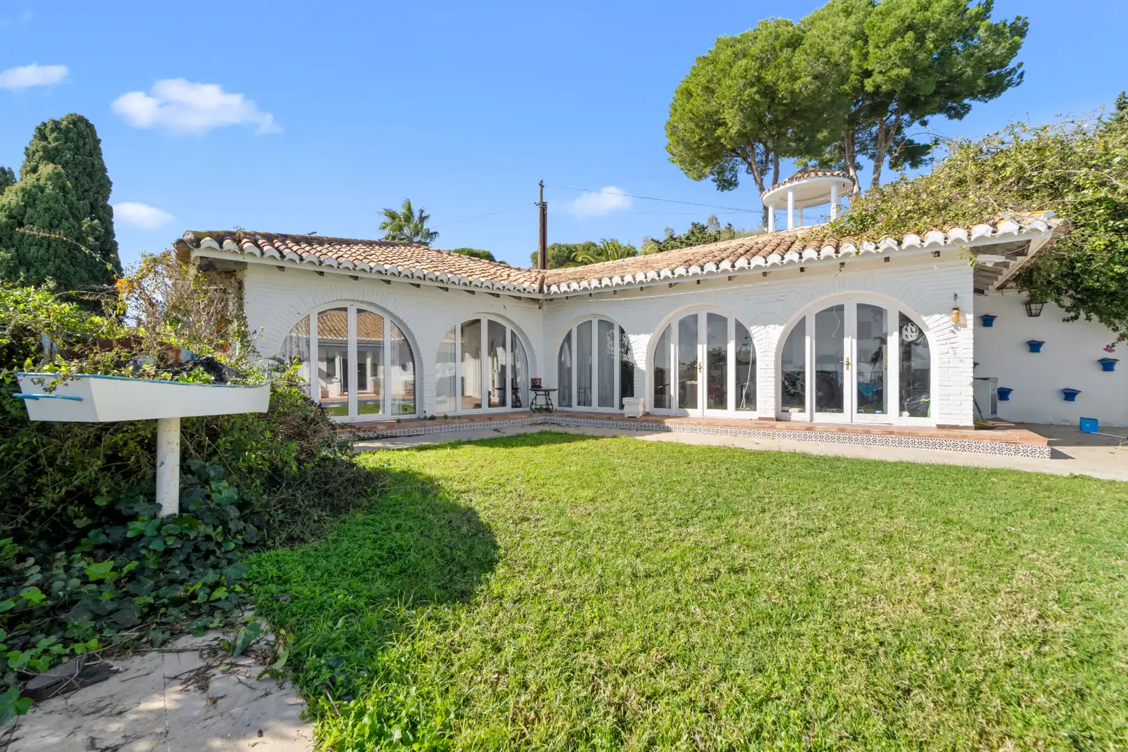 Jardín de Casa o chalet en venta en Benalmádena con Aire acondicionado, Jardín privado y Terraza