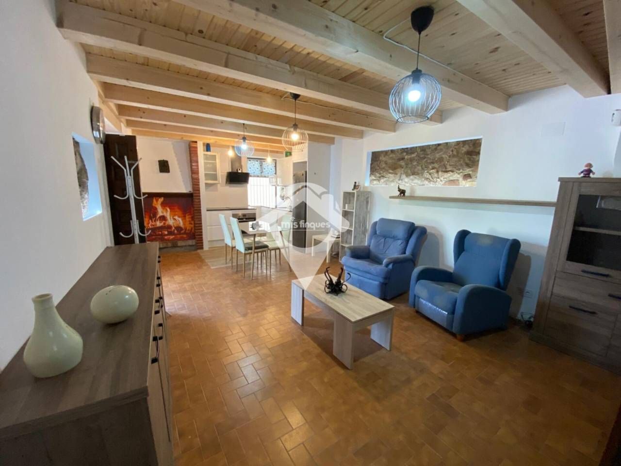 Sala d'estar de Casa o xalet en venda en Castellar del Vallès amb Aire condicionat i Terrassa