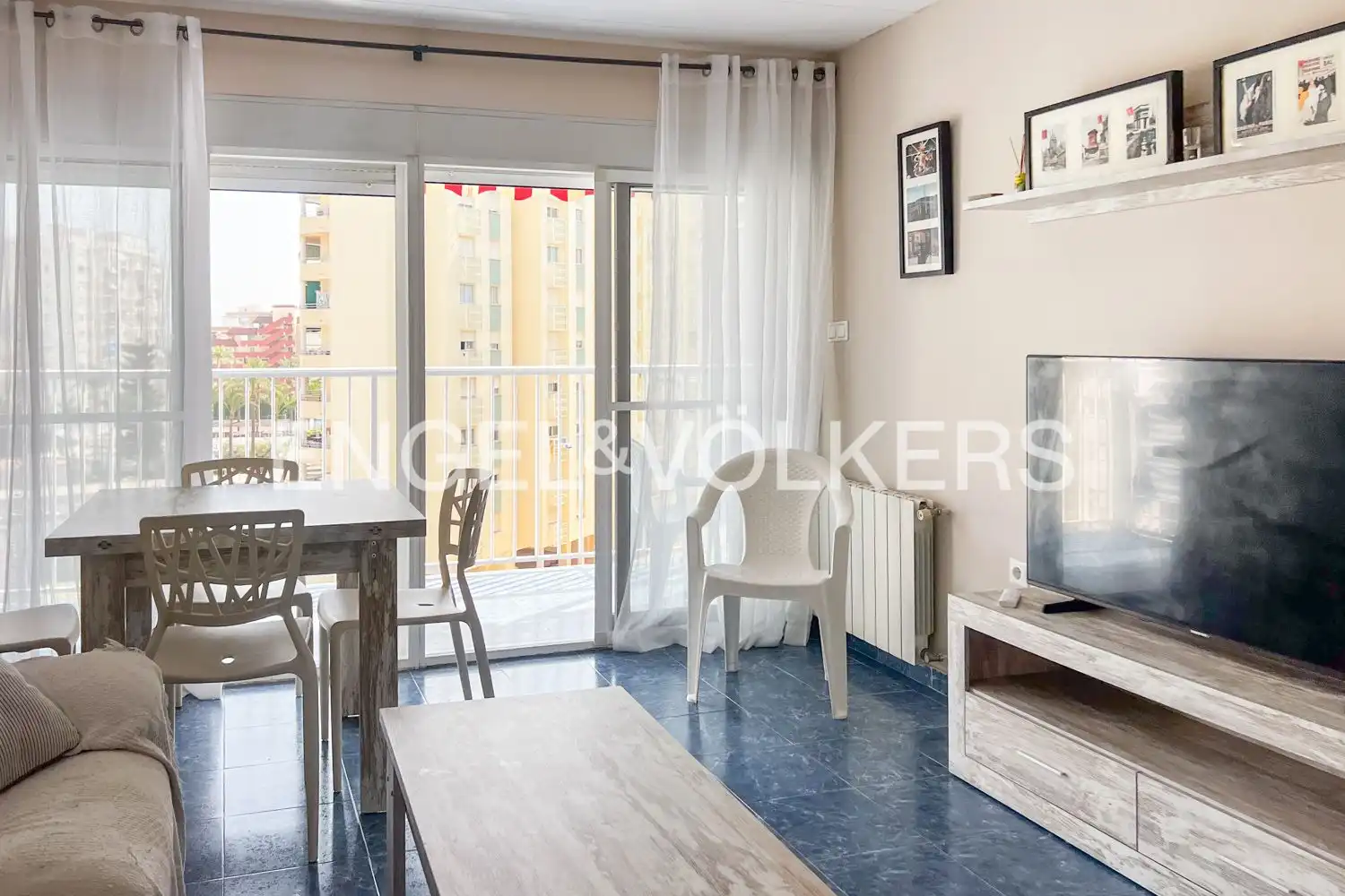Terrasse von Wohnung zur Miete in La Pobla de Farnals mit Heizung, Privatgarten und Schwimmbad