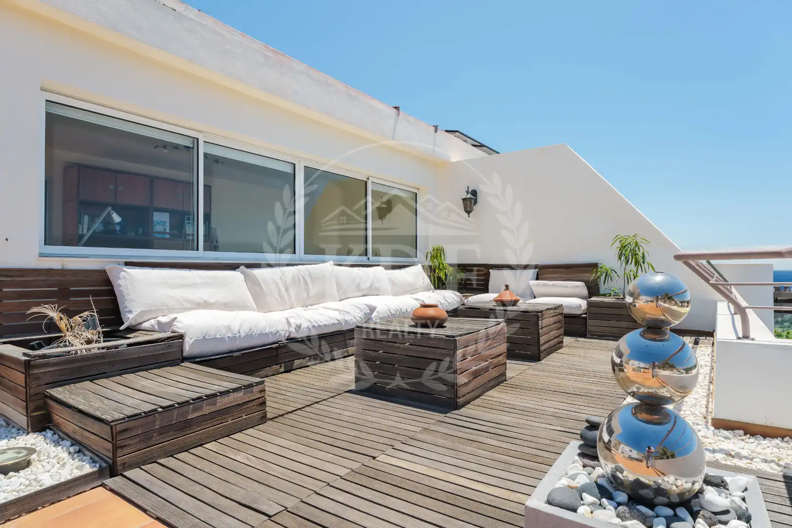 Terrace of Houses for sale in El Rosario  with Private garden, Terrace and Swimming Pool