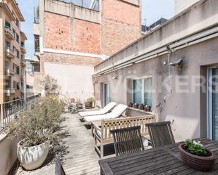 Terrace of Apartment for sale in  Barcelona Capital  with Air Conditioner, Terrace and Balcony