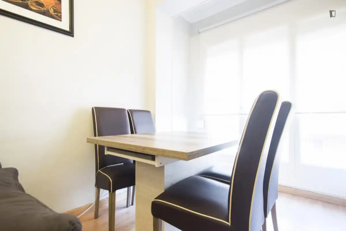Comedor de Apartamento para compartir en Barcelona con Amueblado, Horno y Lavadora