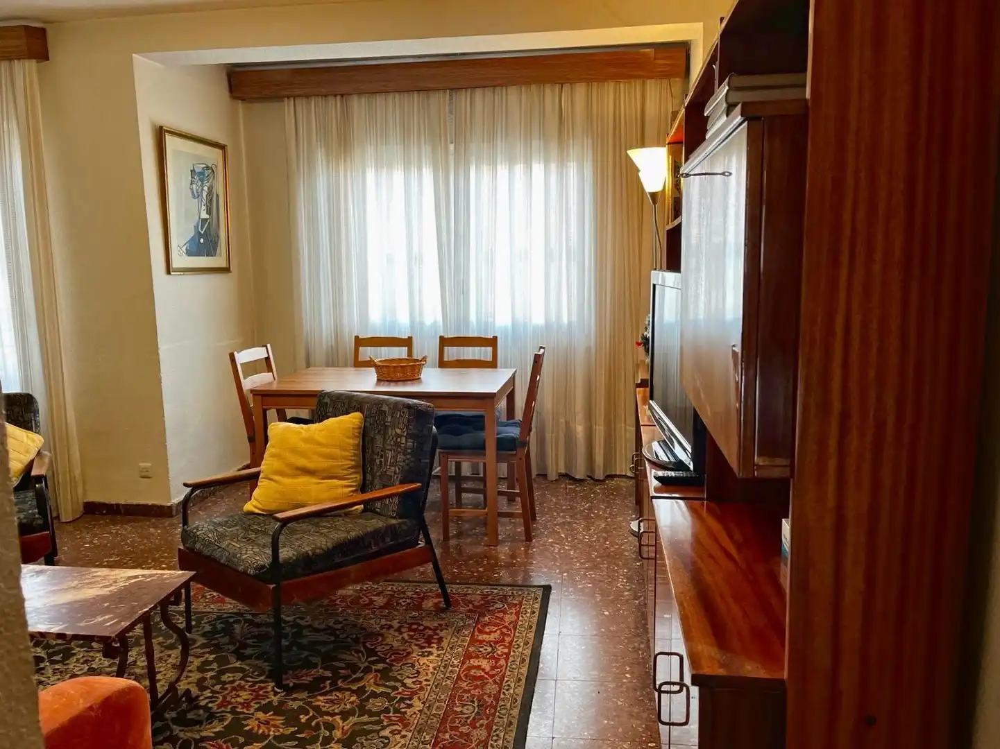 Living room of Flat for sale in Rascafría  with Heating, Terrace and Storage room