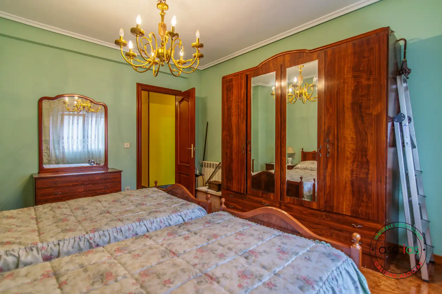 Bedroom of Attic for sale in Langreo  with Heating and Furnished