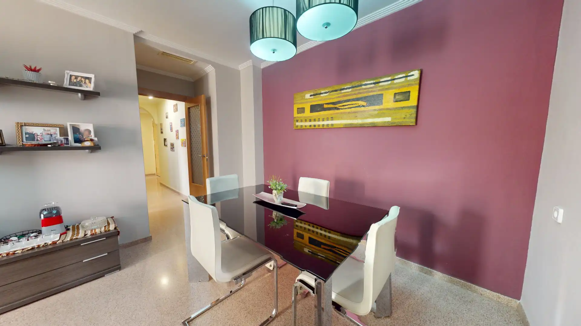 Dining room of Flat for sale in Elda  with Terrace and Storage room