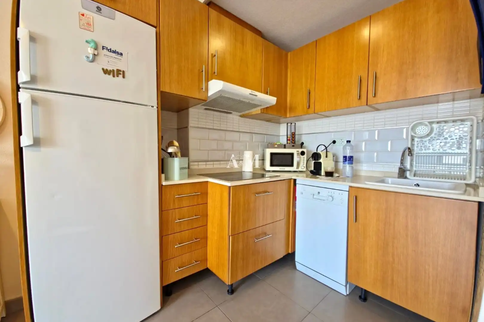 Cocina de Piso de alquiler en Guardamar del Segura con Aire acondicionado, Calefacción y Terraza