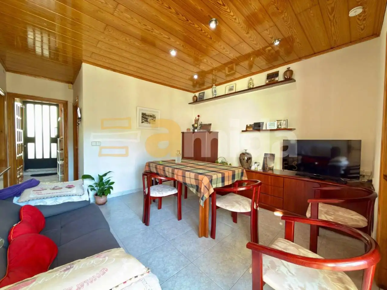 Sala d'estar de Casa o xalet en venda en Sabadell amb Aire condicionat, Calefacció i Terrassa