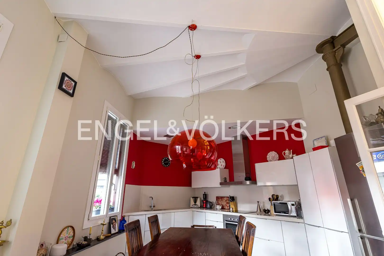 Kitchen of Flat for sale in Barcelona  with Air Conditioner, Heating and Balcony