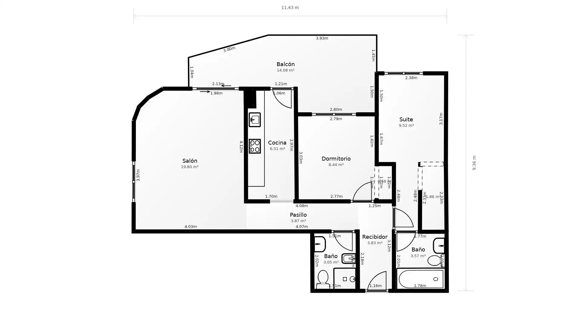 Appartement compact avec terrasse à vendre à Avenida PAIS VALENCIÀ, imagen 67