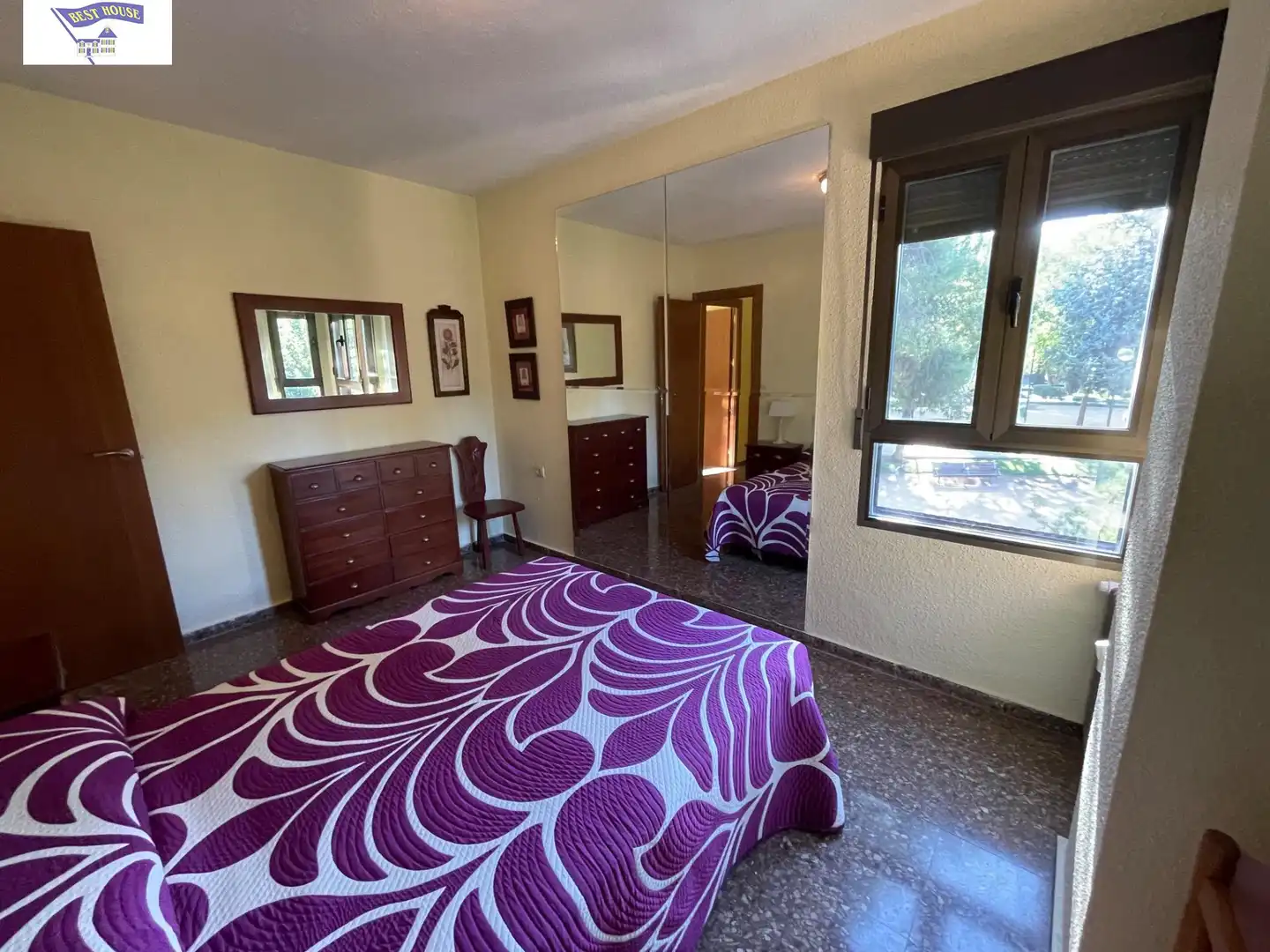 Bedroom of Flat for sale in Albacete  with Balcony