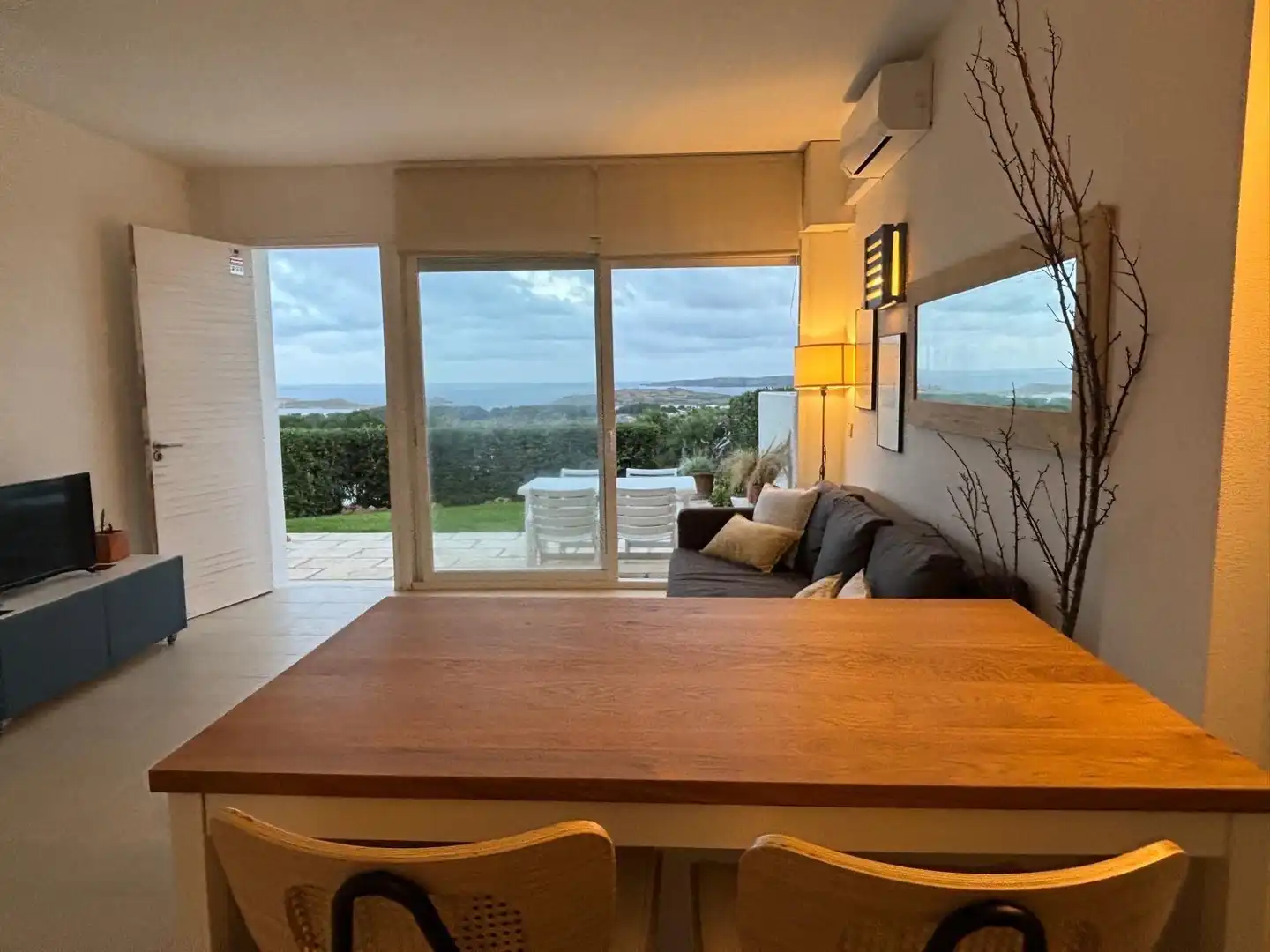 Menjador de Apartament en venda en Es Mercadal amb Aire condicionat, Calefacció i Jardí privat