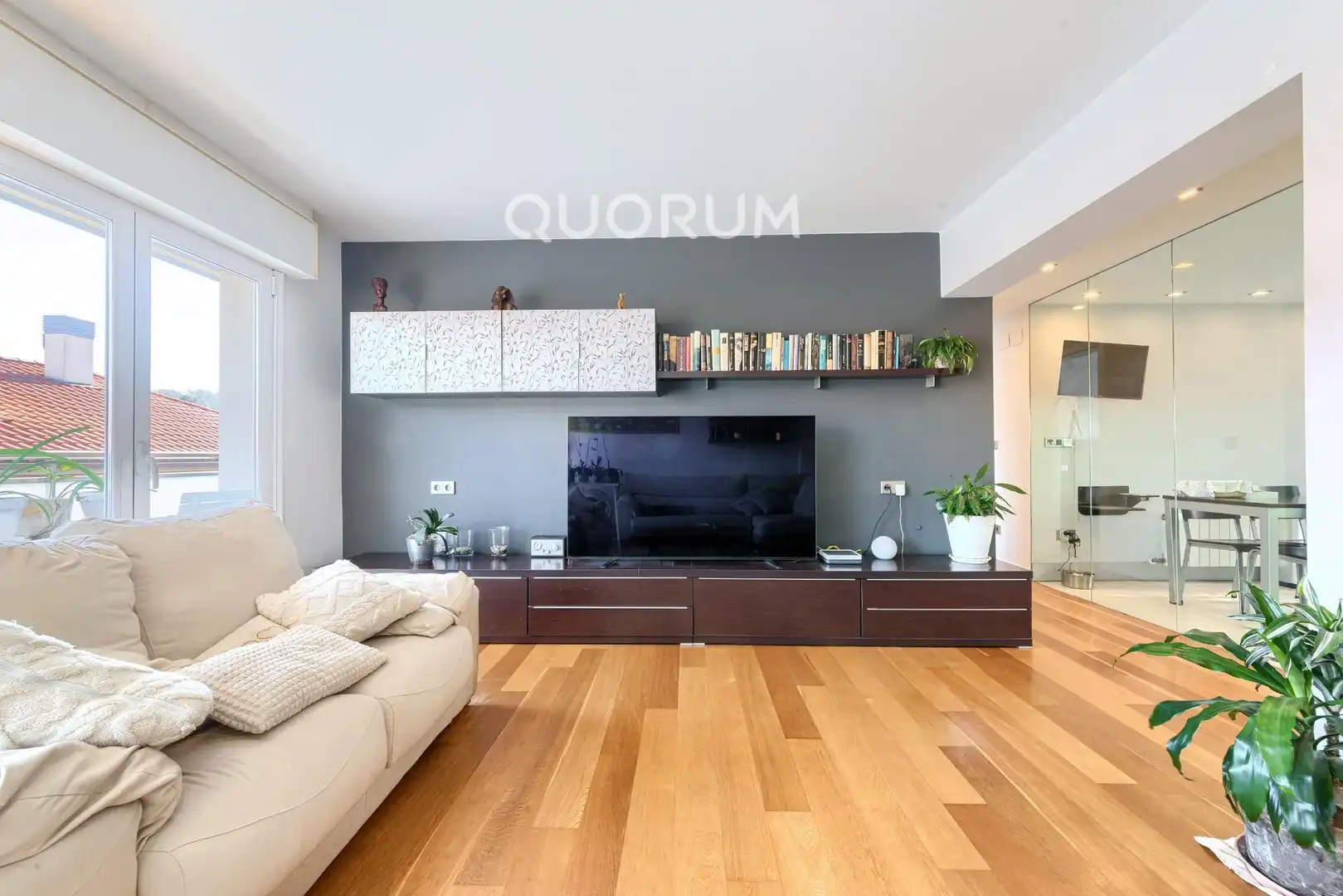 Sala de estar de Piso en venta en Arrigorriaga con Calefacción, Terraza y Trastero