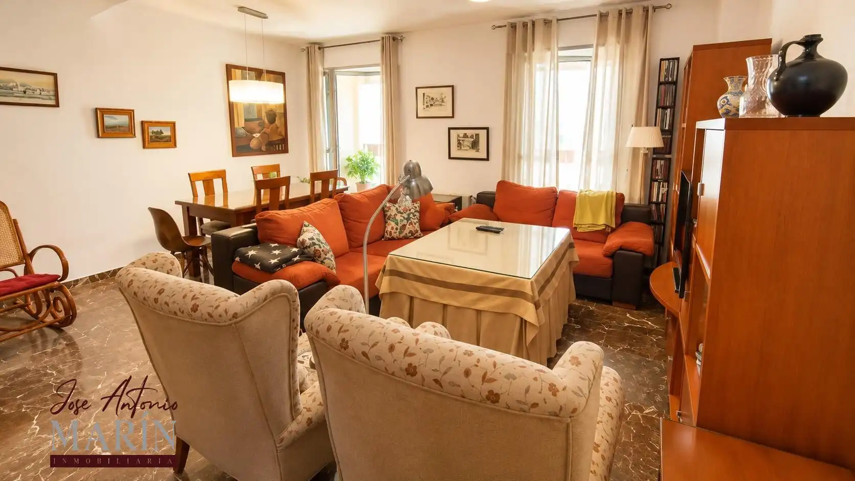 Wohnzimmer von Dachboden zum Verkauf in Badajoz mit Klimaanlage, Heizung und Abstellraum