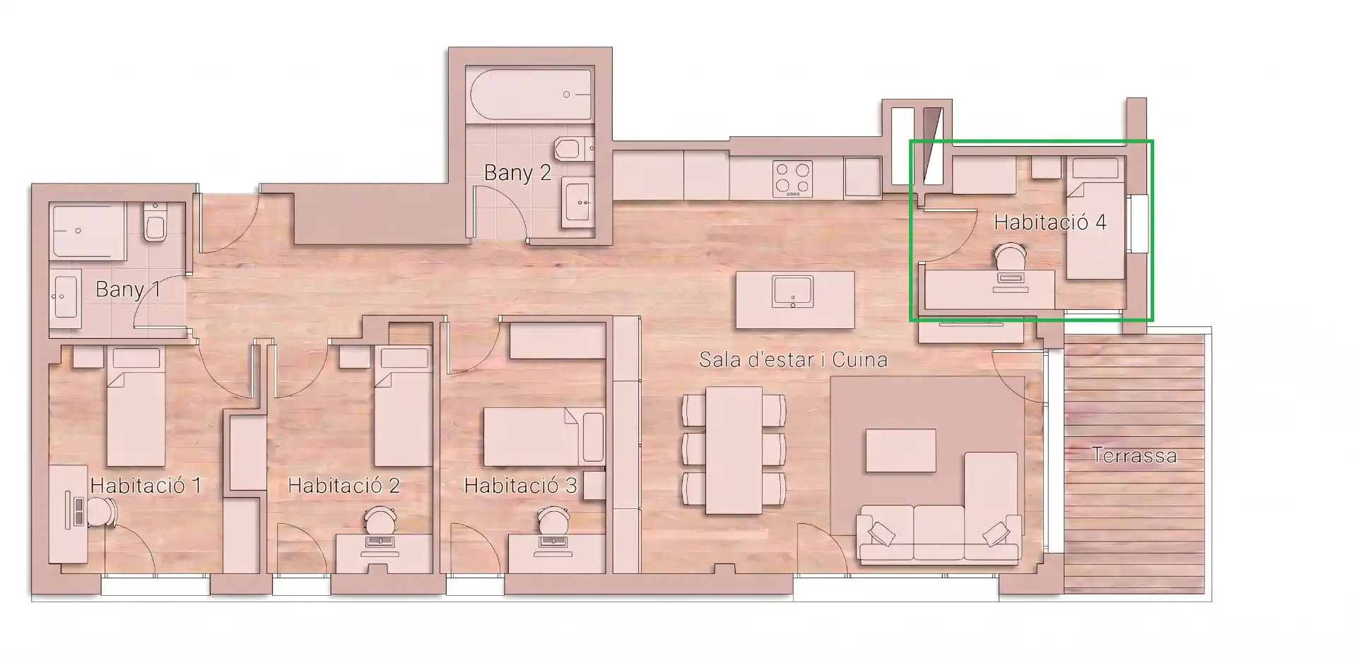 Flat for share in El Sucre - El Nadal  
