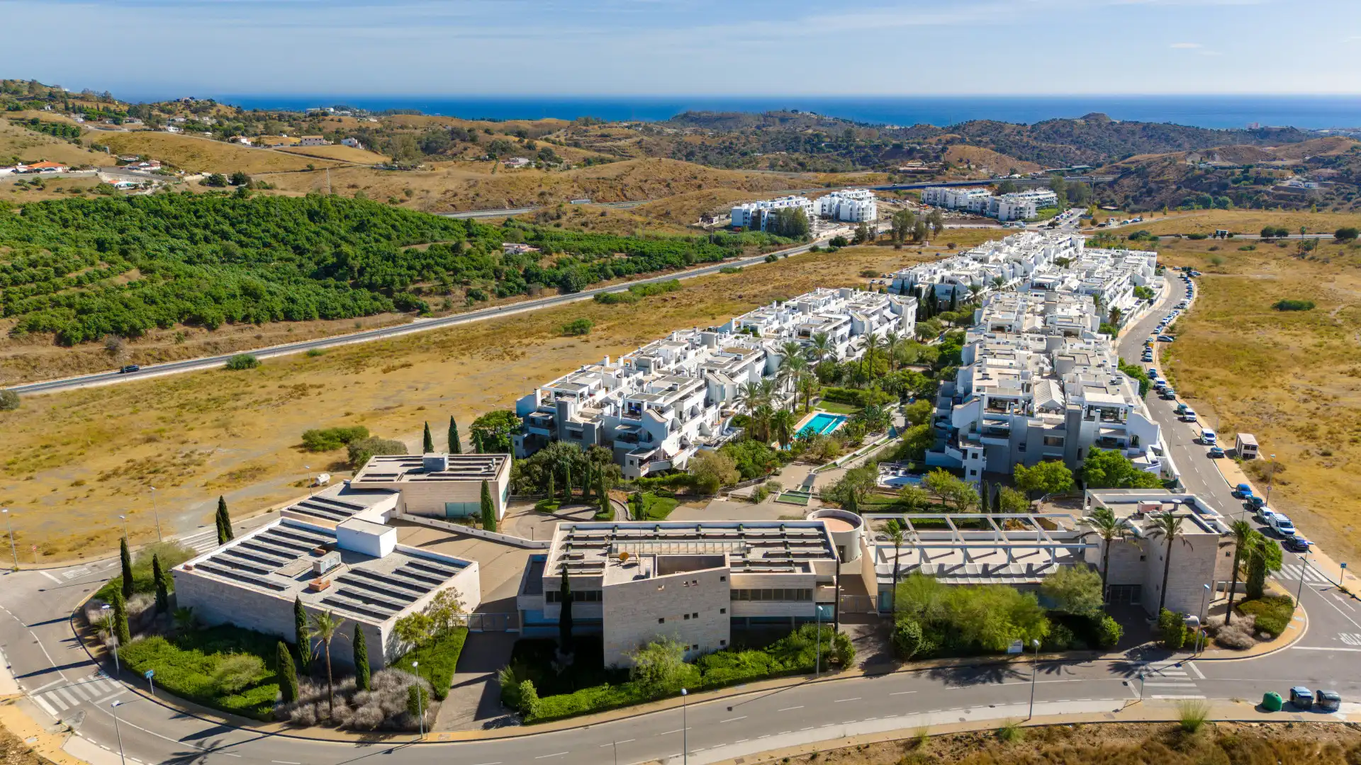Vista exterior de Àtic en venda en Mijas amb Aire condicionat, Terrassa i Traster