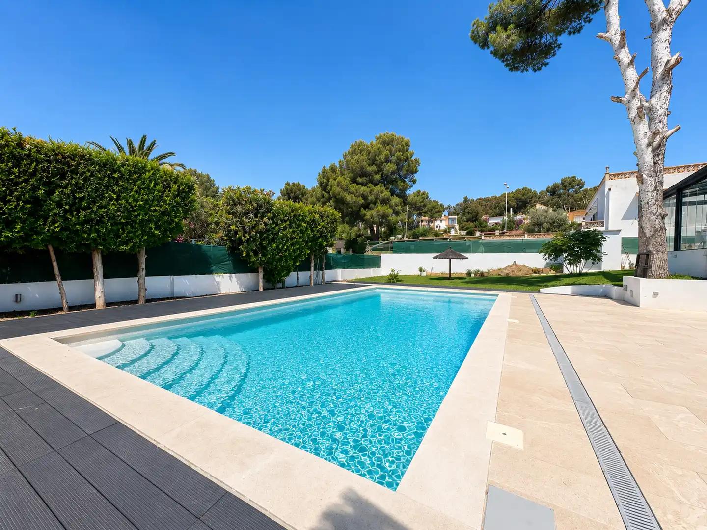 Swimming pool of Houses for rent in Calvià  with Air Conditioner, Heating and Private garden