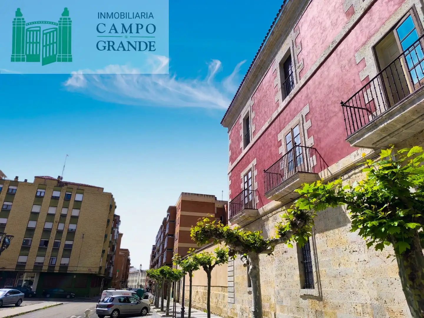 Exterior view of Flat for sale in Palencia  with Heating, Parquet flooring and Terrace