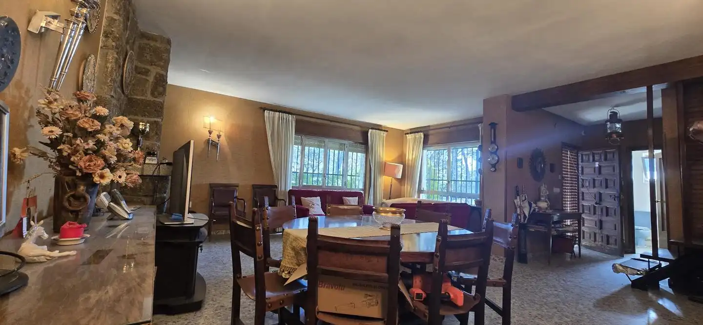 Dining room of Houses for sale in Guadarrama  with Terrace and Furnished