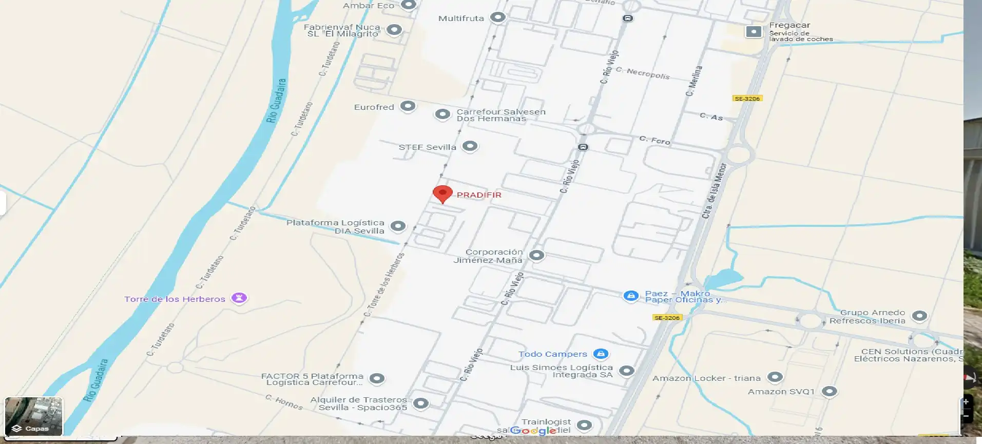 Exterior view of Industrial buildings for rent in Dos Hermanas
