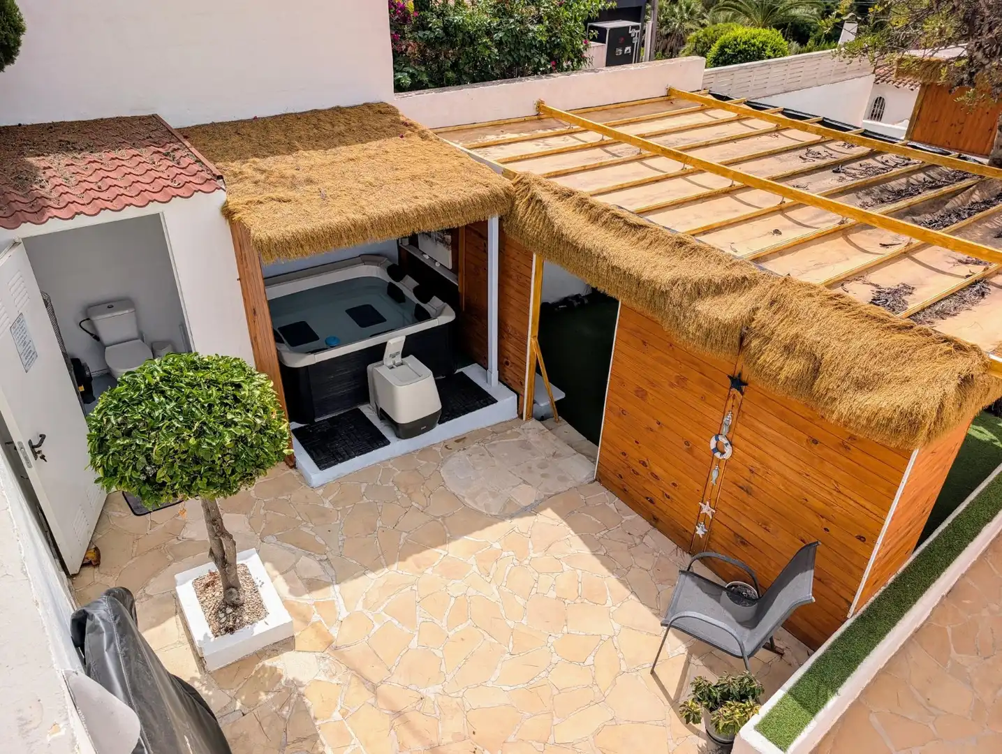 Terrassa de Casa o xalet en venda en Cala Advocat - Baladrar  