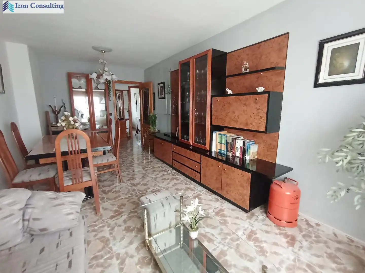 Sala d'estar de Pis en venda en San Clemente amb Aire condicionat, Calefacció i Moblat