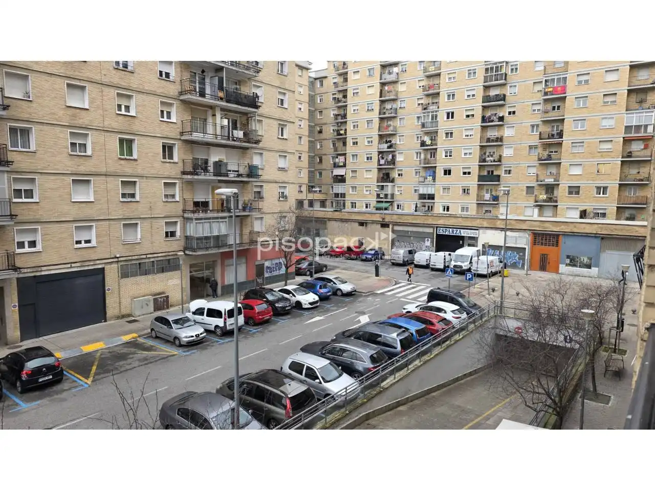Parking of Flat for sale in  Pamplona / Iruña  with Heating, Parquet flooring and Balcony