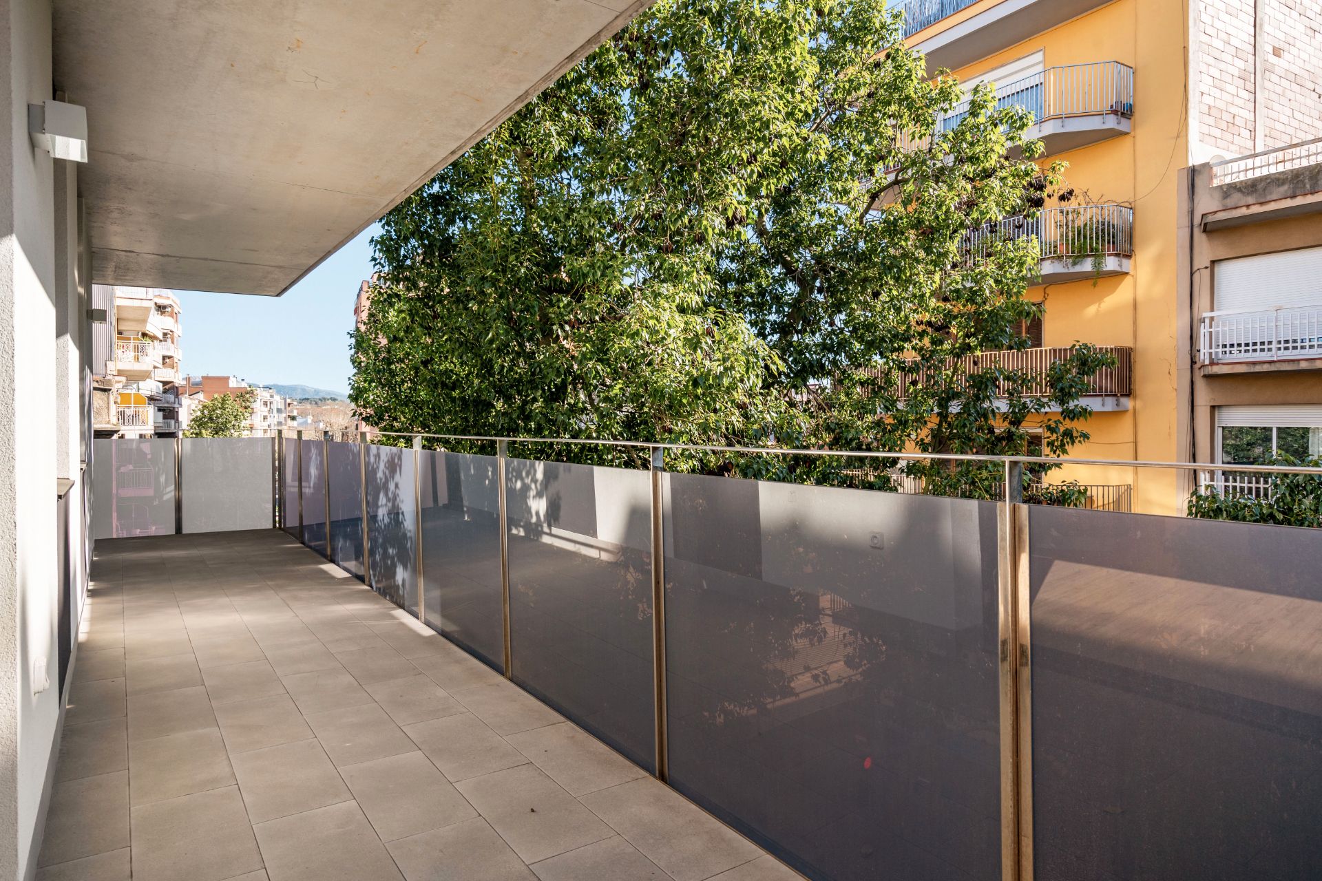 Terrace of Flat for sale in Badalona  with Air Conditioner, Heating and Parquet flooring