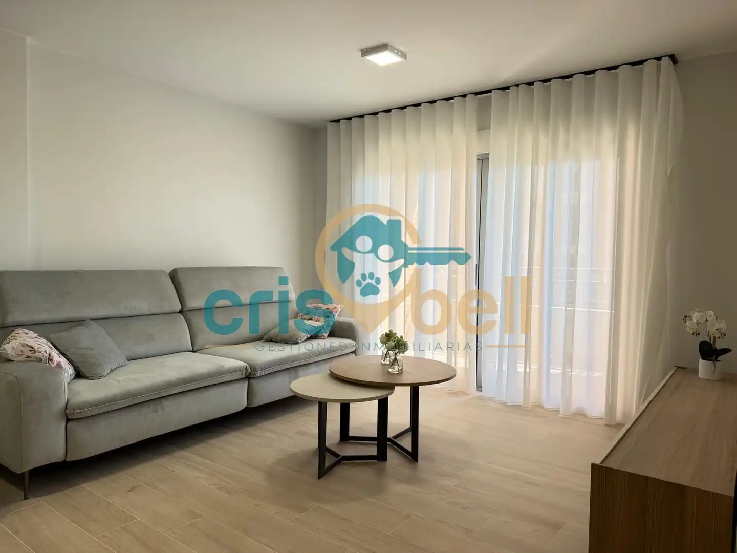 Sala de estar de Piso en venta en Lorca con Aire acondicionado, Calefacción y Jardín privado