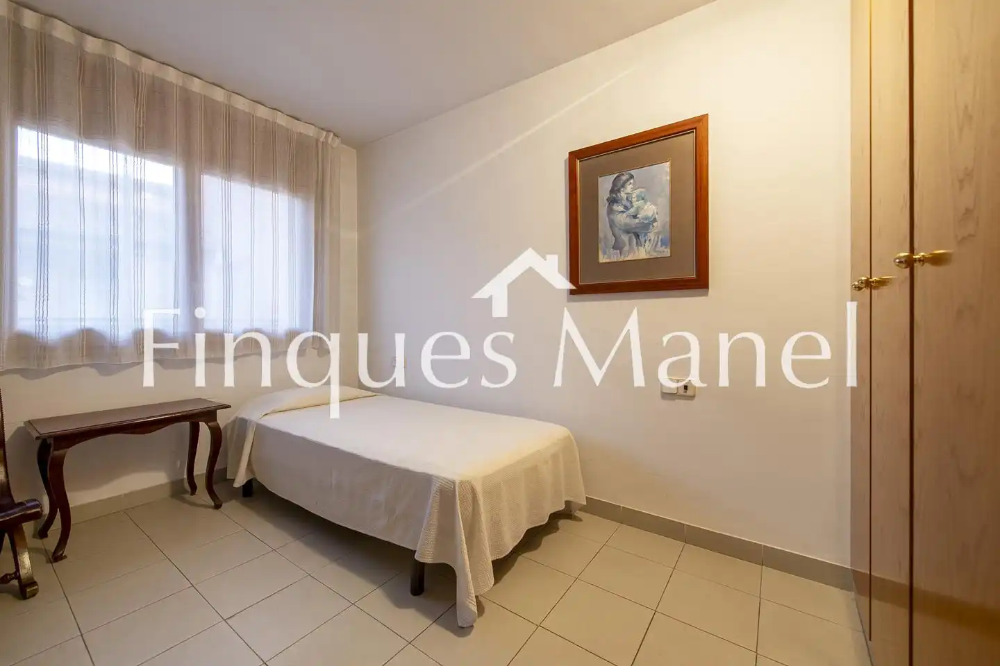 Schlafzimmer von Wohnung zum Verkauf in Banyoles mit Klimaanlage und Terrasse