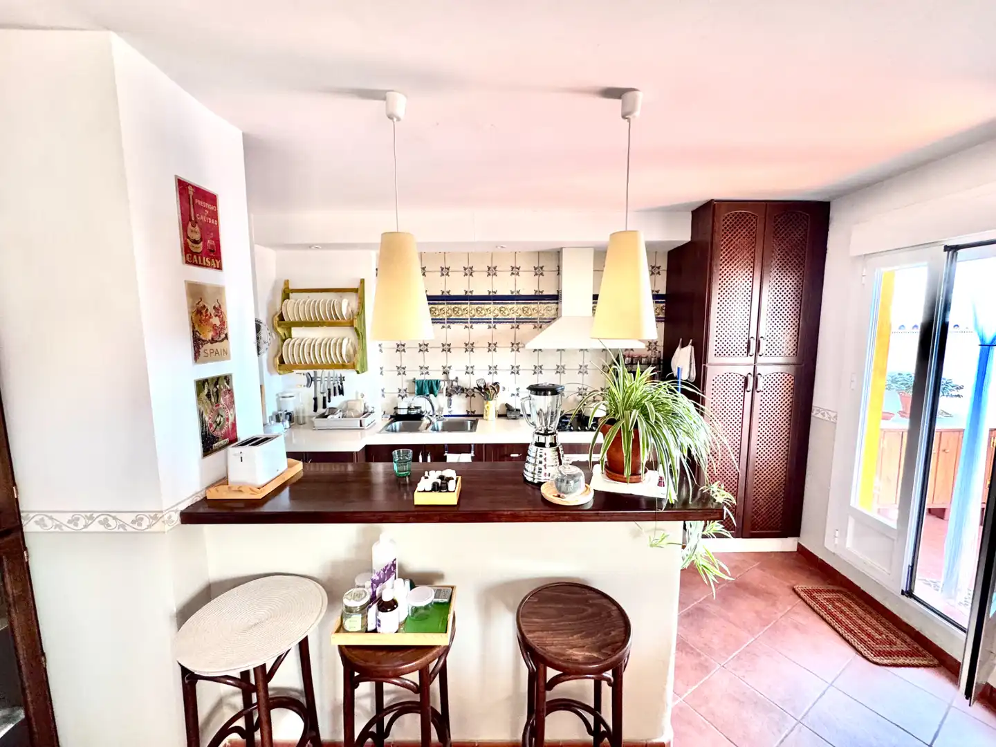 Cocina de Apartamento en venta en Válor con Aire acondicionado, Calefacción y Terraza