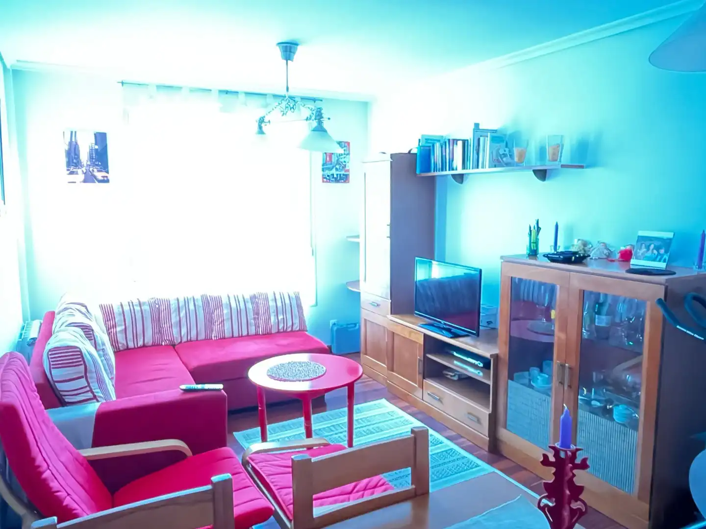 Sala de estar de Piso en venta en Entrambasaguas con Calefacción, Jardín privado y Amueblado
