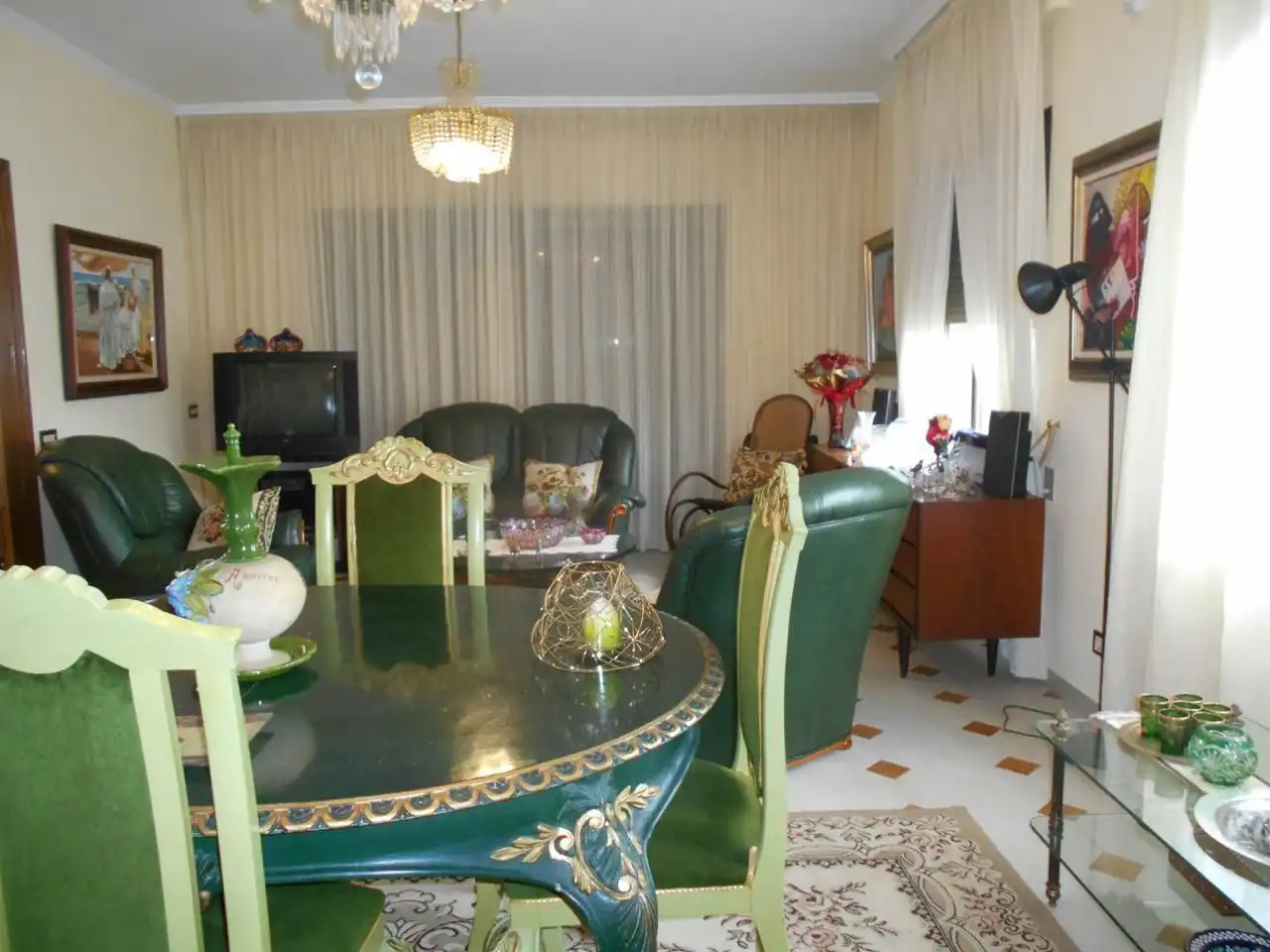 Living room of Houses for sale in Burriana / Borriana  with Air Conditioner, Private garden and Terrace