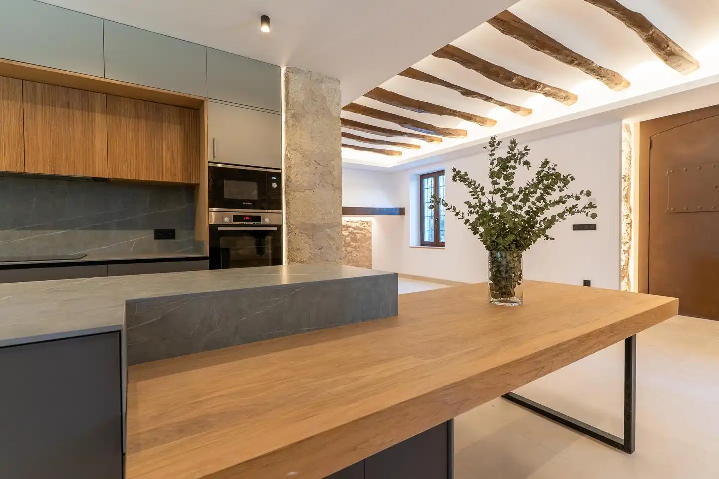 Cocina de Casa o chalet en venta en Cocentaina con Aire acondicionado, Jardín privado y Terraza